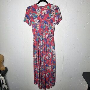 Womens Faux Wrap Floral High